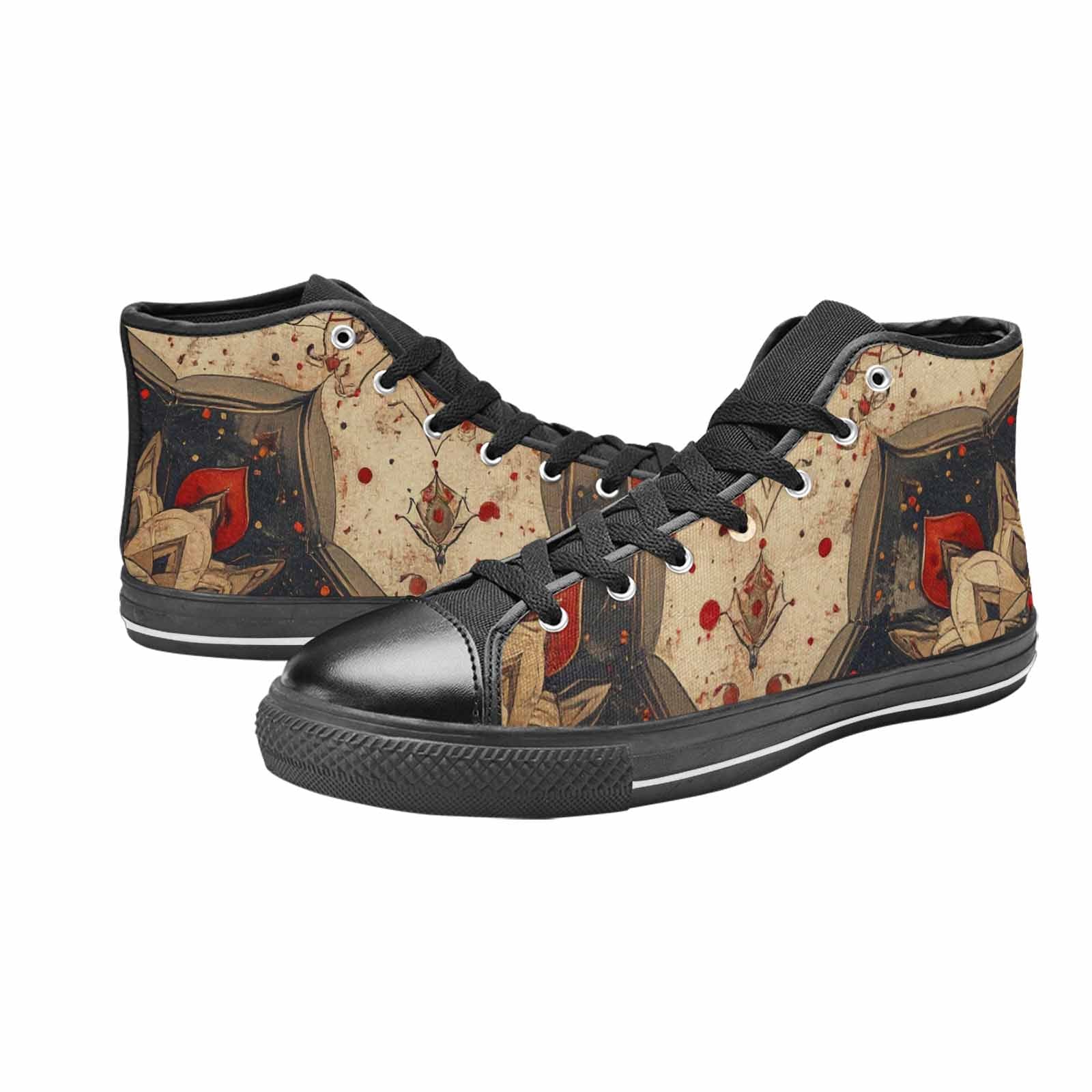 MEN'S Mandala High Top Canvas Vivid Sneakers
