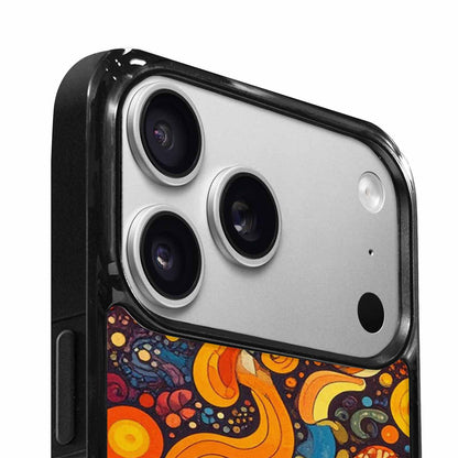 iPhone 17 Pro Case — Small Groovy Peace Sign Swirl Original, Custom Made Phone Cover