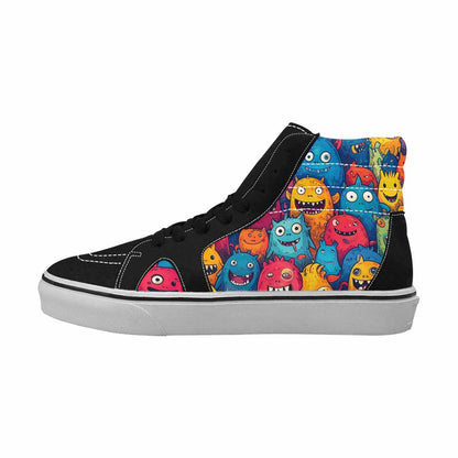 MEN'S Monsters High Top Canvas Bold Print Dreamcore Custom Kicks