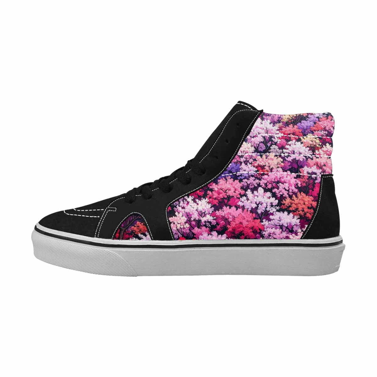 MEN'S Cherry Blossom Branch Cherry High Top Canvas Aesthetic Custom Shoes