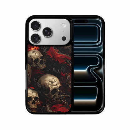 iPhone 17 Pro Case — Skull Dark Art Gothic Print Gothic, Custom Printed Phone Case