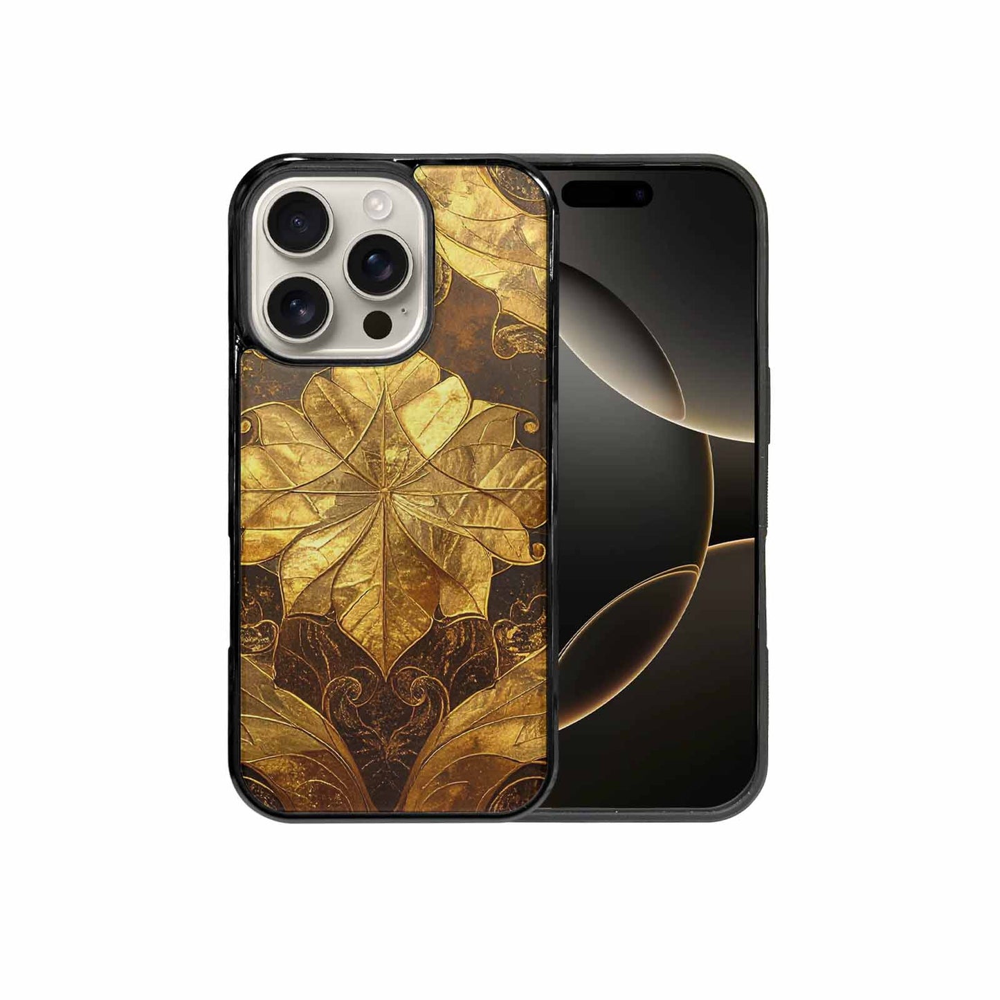 iPhone 16 Pro Case — Klimt Gold Leaf Artwork Pattern, Customized Protective Case