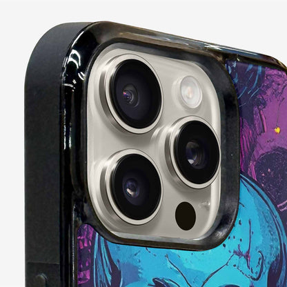 iPhone 16 Pro Case — Skulls Splatter Comic Custom, Original Design Phone Case