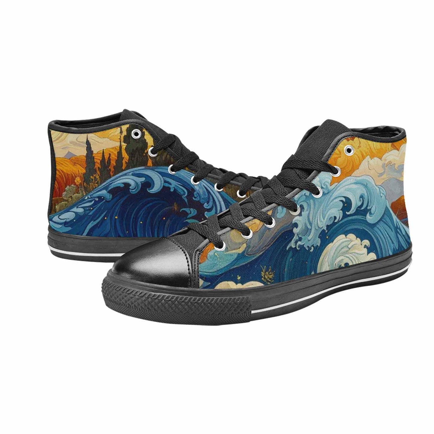 MEN'S Blend All Versions High Top Canvas Dark Academia Shoes
