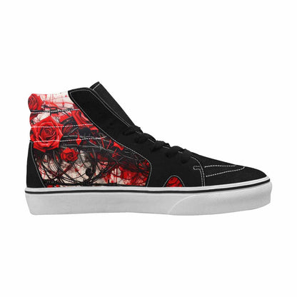 MEN'S Barbed Wire Coil High Top Canvas Cottagecore Sneakers