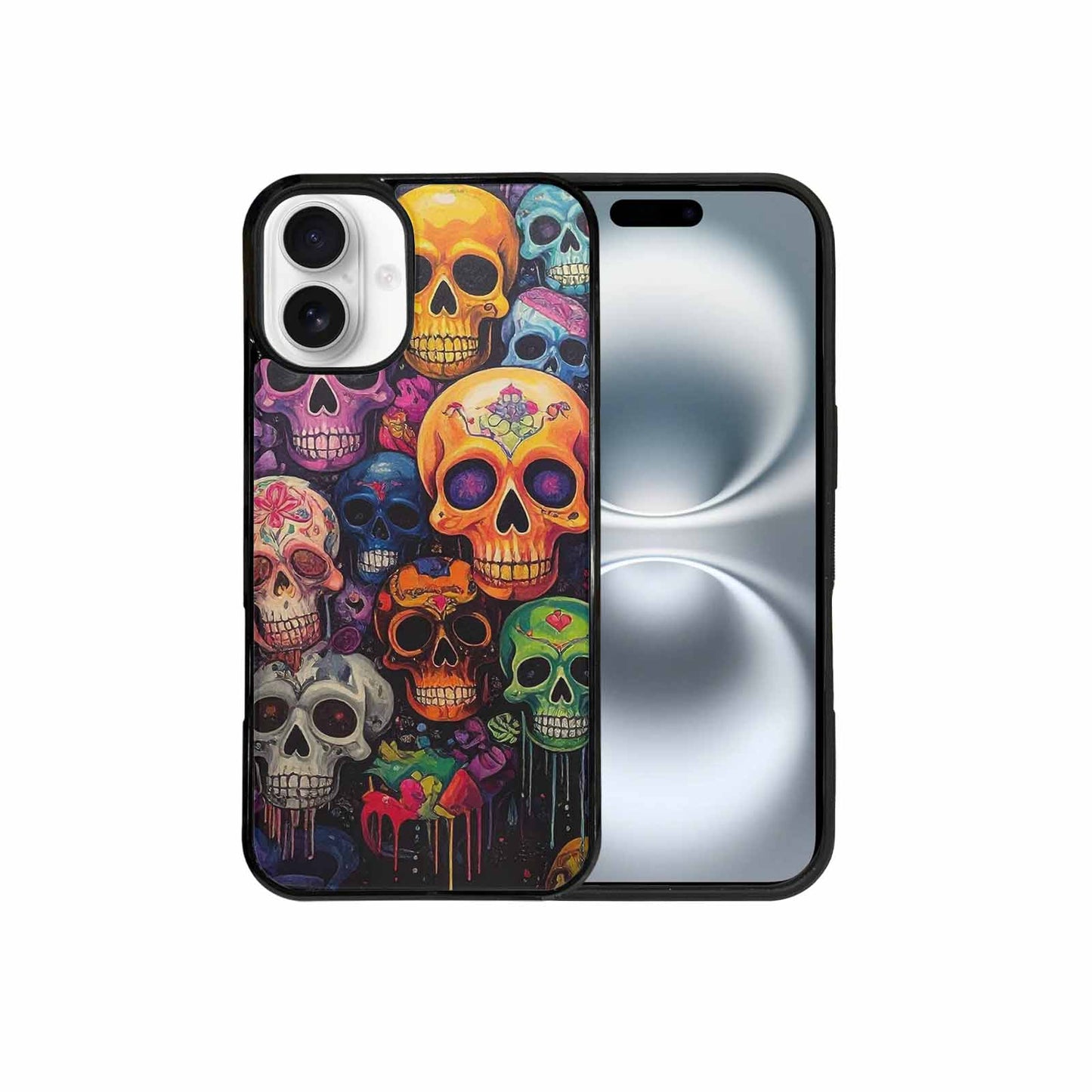 iPhone 16 Plus Case — Skulls General Skulls Pattern, Custom Phone Case