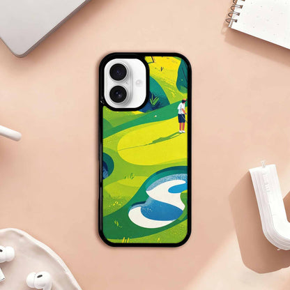 iPhone 17 Case — Golf Cartoon Art Pattern Cartoon Cute, Custom Phone Case