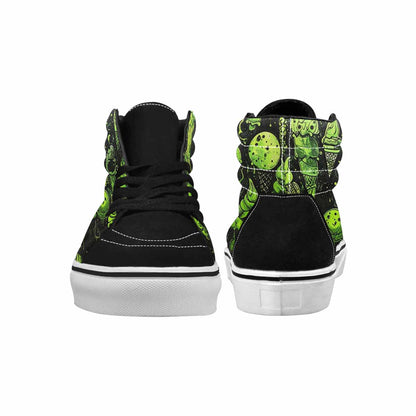 MEN'S Ice Cream Motif High Top Canvas Dark Academia Custom Sneakers