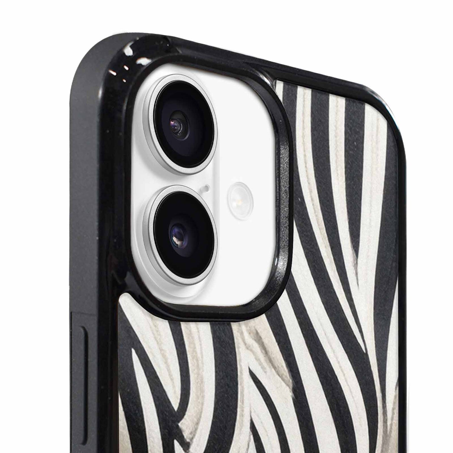 iPhone 17 Case — Modern Zebra Stripe Animal Print, Original Design Phone Case