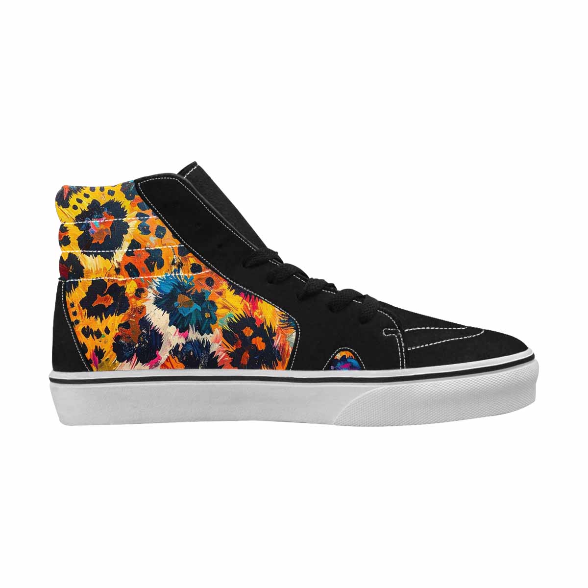 MEN'S Full Color Vibrant Animal High Top Canvas Aesthetic Custom Shoes