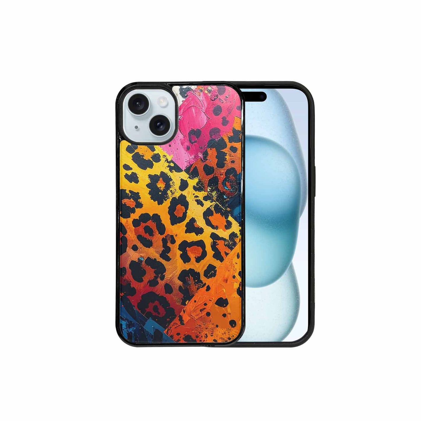 iPhone 15 Plus Case — Full Color Vibrant Animal Print Animal, Custom Printed Phone Case