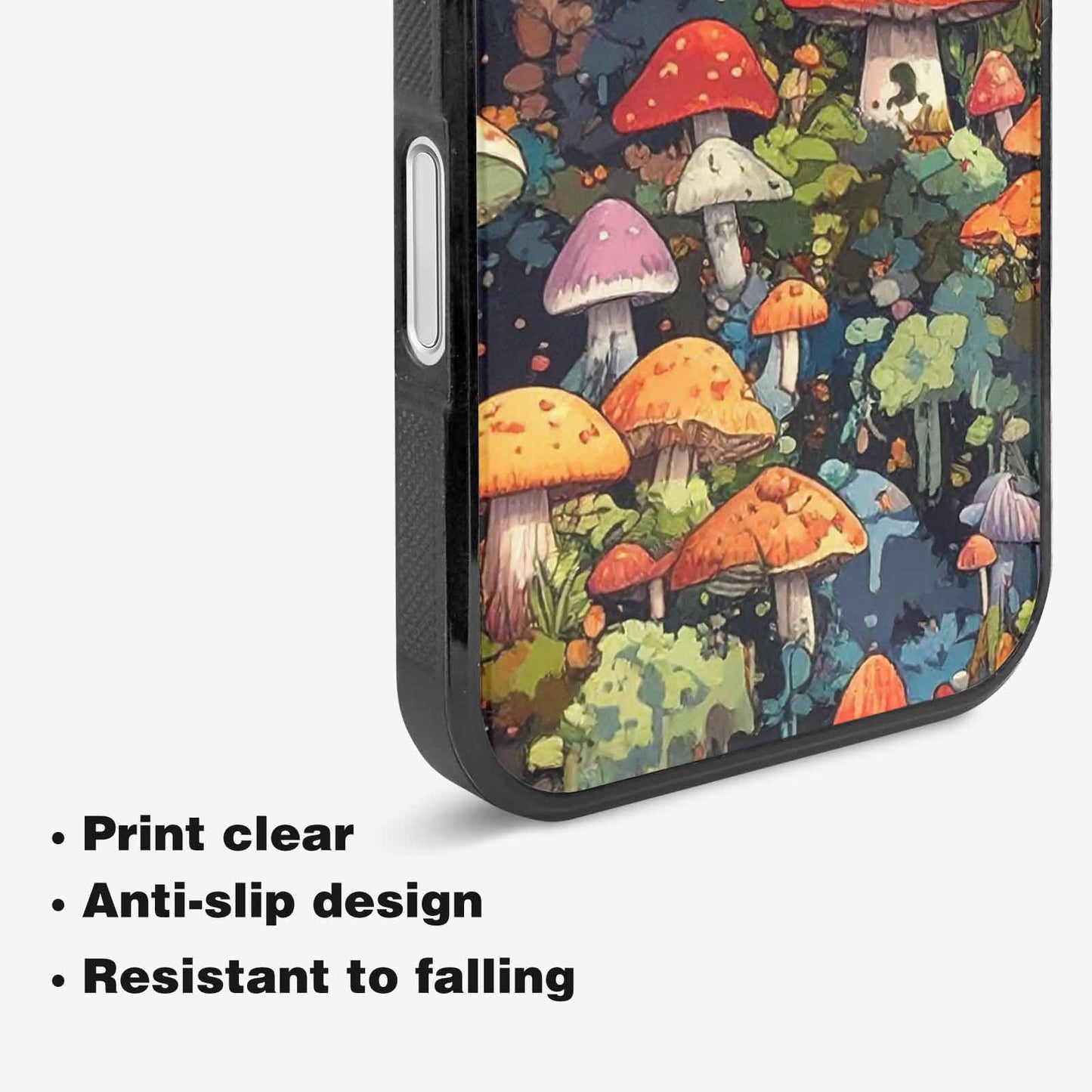 iPhone 16 Plus Case — Mushrooms Camomushrooms Patter Big, Personalized Phone Case