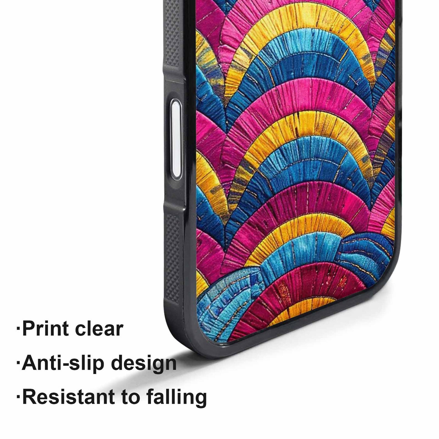 iPhone 17 Pro Case — Vivid Camo Pansexual Pride Camo, Personalized Phone Case