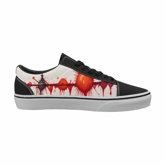 WOMEN'S Tie Lace-Up Canvas Grunge Custom Shoes