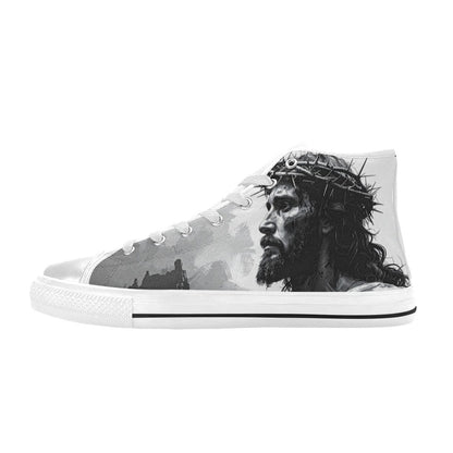 WOMEN'S Jesus_Ht_06 High Top Canvas Cottagecore Custom Shoes