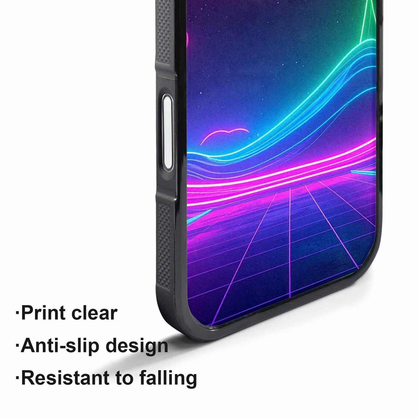 iPhone 17 Air Case — Neon Cartoon Art Pattern Retro Vintage, Custom Phone Case