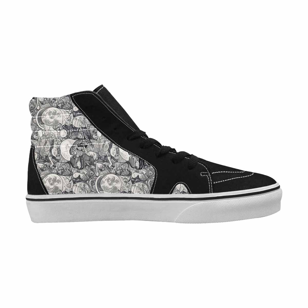 WOMEN'S Wolves Everywhere Collage High Top Canvas Dark Academia Custom Shoes