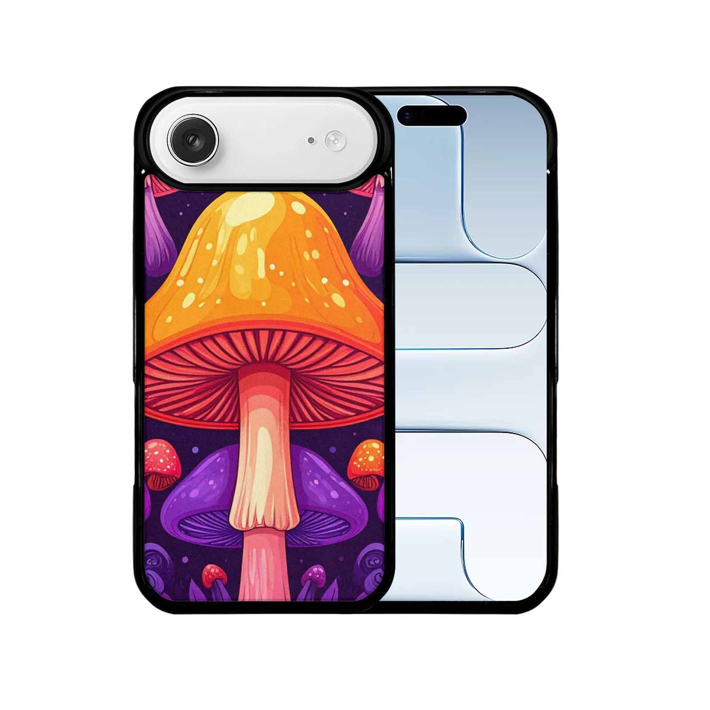 iPhone 17 Air Case — Psychedelic Mushroom Cartoon Pattern Cartoon Cute, Custom Print Case Cover