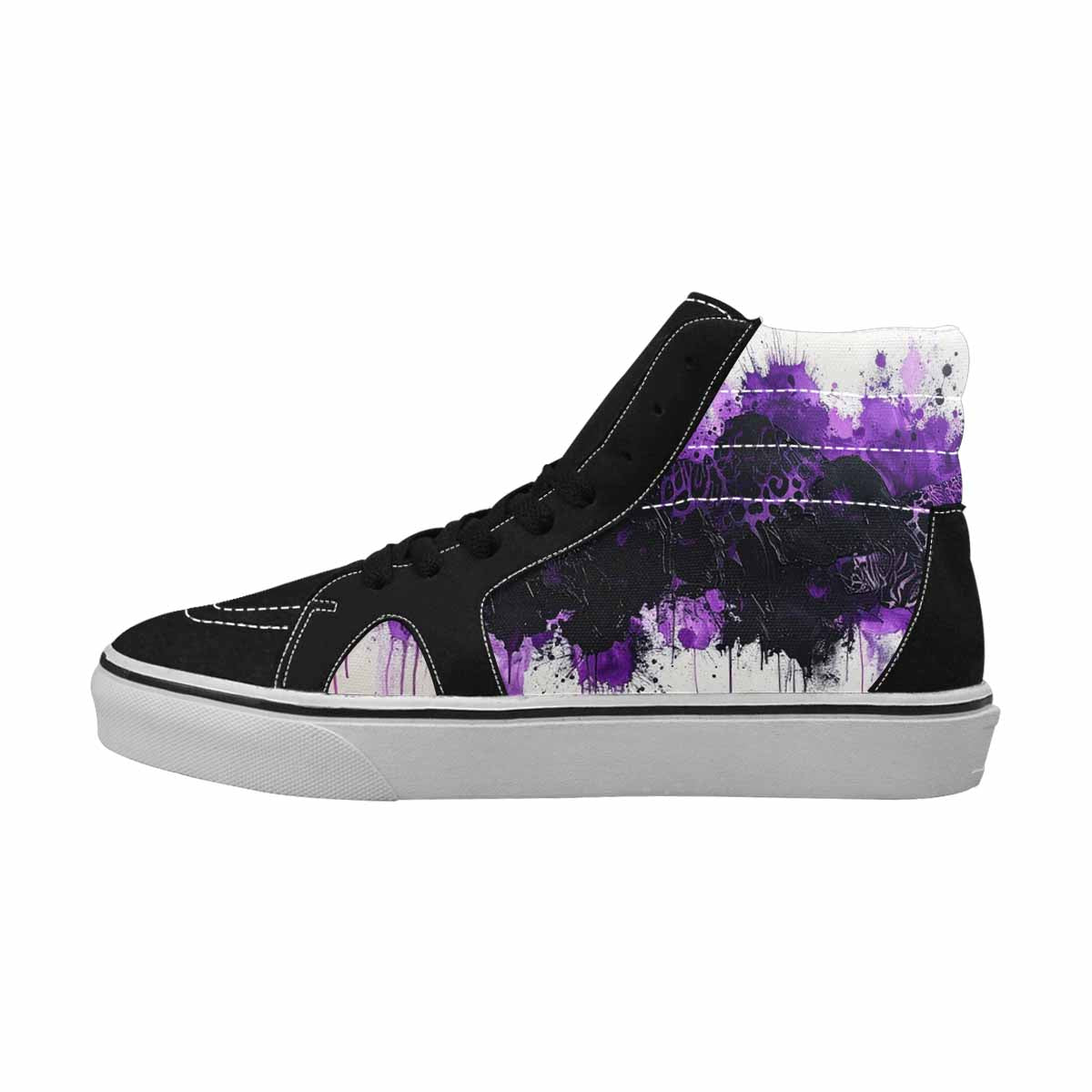 MEN'S Animal Print High Top Canvas Cottagecore Sneakers