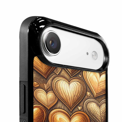 iPhone 17 Air Case — Retro Zodiac Heart Shape Retro Vintage, Custom Print Case Cover