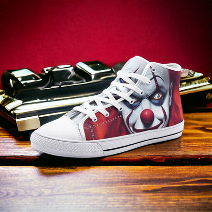 Jellyfish Crimson Black Iconic Bold Art - Freaky Shoes | Custom Art Sneakers