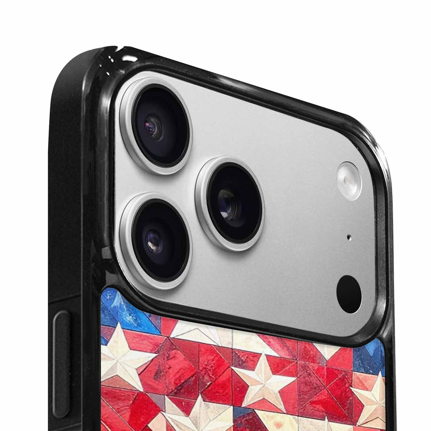 iPhone 17 Pro Max Case — Small American Flag Stars Galaxy Space, Original Design Phone Case