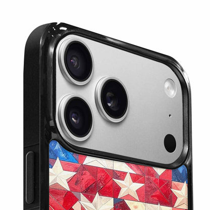 iPhone 17 Pro Max Case — Small American Flag Stars Galaxy Space, Original Design Phone Case