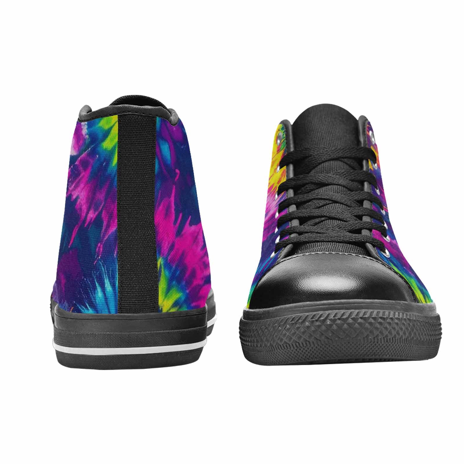 WOMEN'S Tie Dye - High Top Canvas Surreal Sneakers