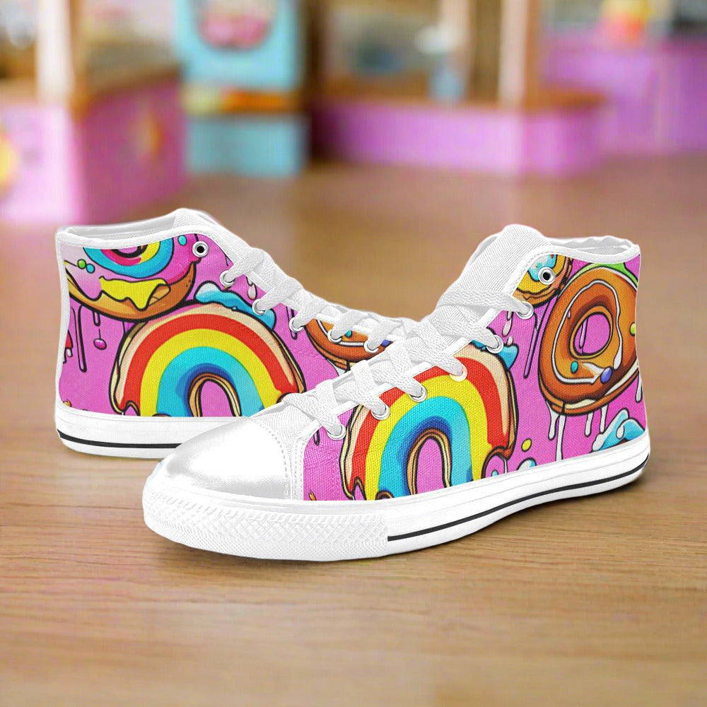 Chinese Dragon Dark Cosmic Custom WOMEN Bold Art - Freaky Shoes | Custom Art Sneakers