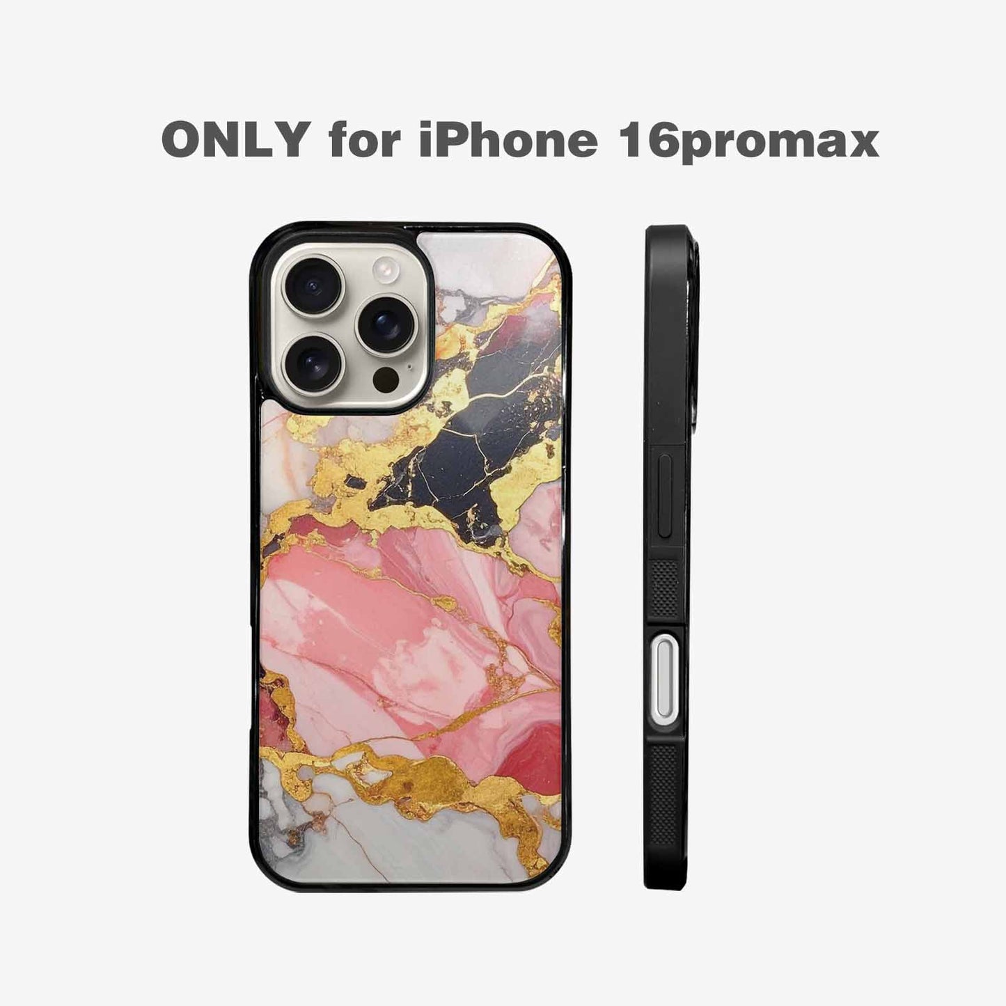 iPhone 16 Pro Max Case — Marble Vein Marble Veins Pattern Hundreds, Unique Phone Case Design