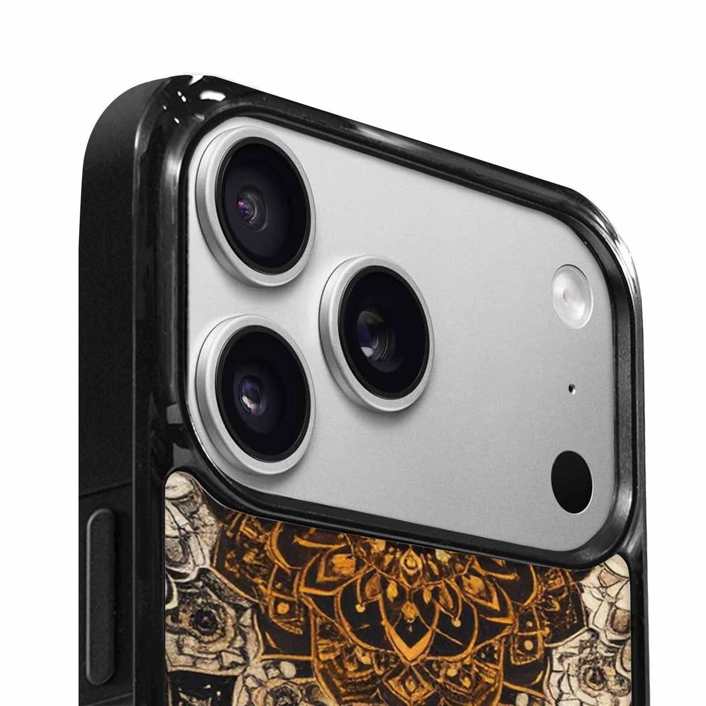 iPhone 17 Pro Case — Small Mandala Pattern Randomly Varying Floral, Custom Print Case Cover