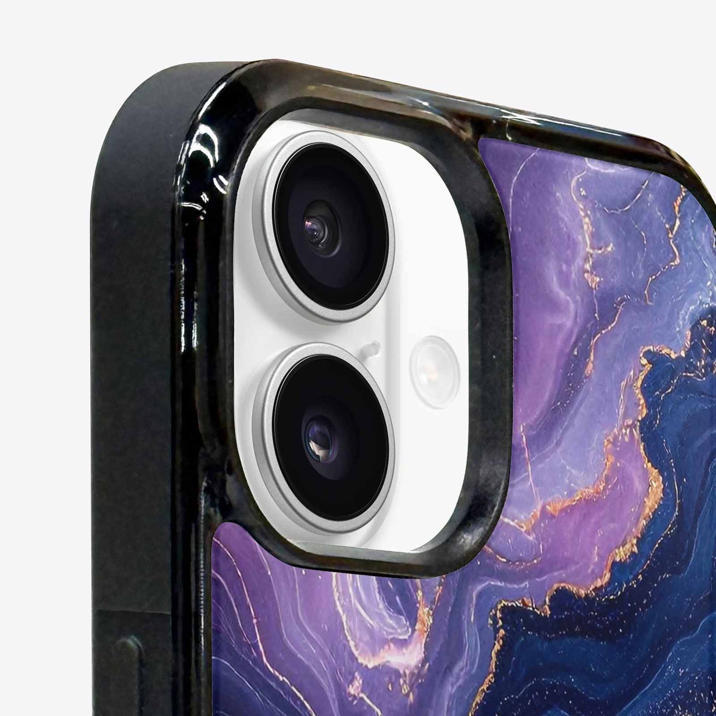 iPhone 16 Case — Marble Galaxy Custom Personalized Phone Cover, Custom Phone Case