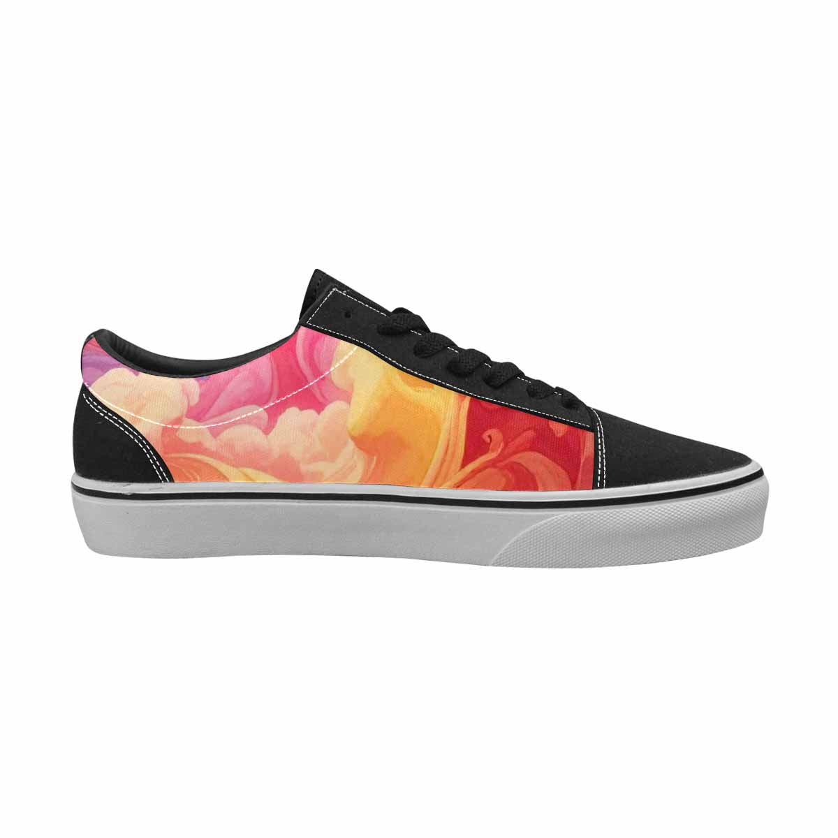 WOMEN'S Tie Lace-Up Canvas Dark Academia Sneakers