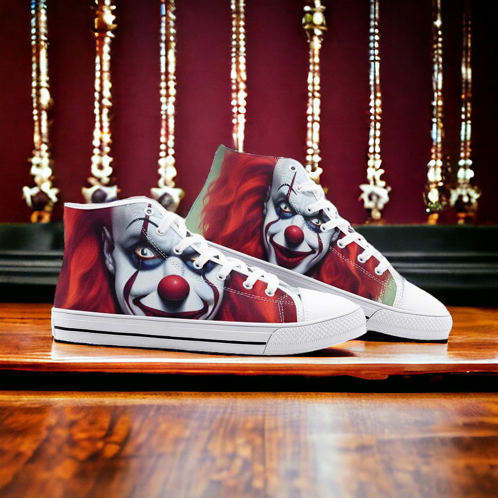 Jellyfish Crimson Black Iconic Bold Art - Freaky Shoes | Custom Art Sneakers