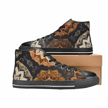 WOMEN'S Mandala High Top Canvas Cottagecore Shoes