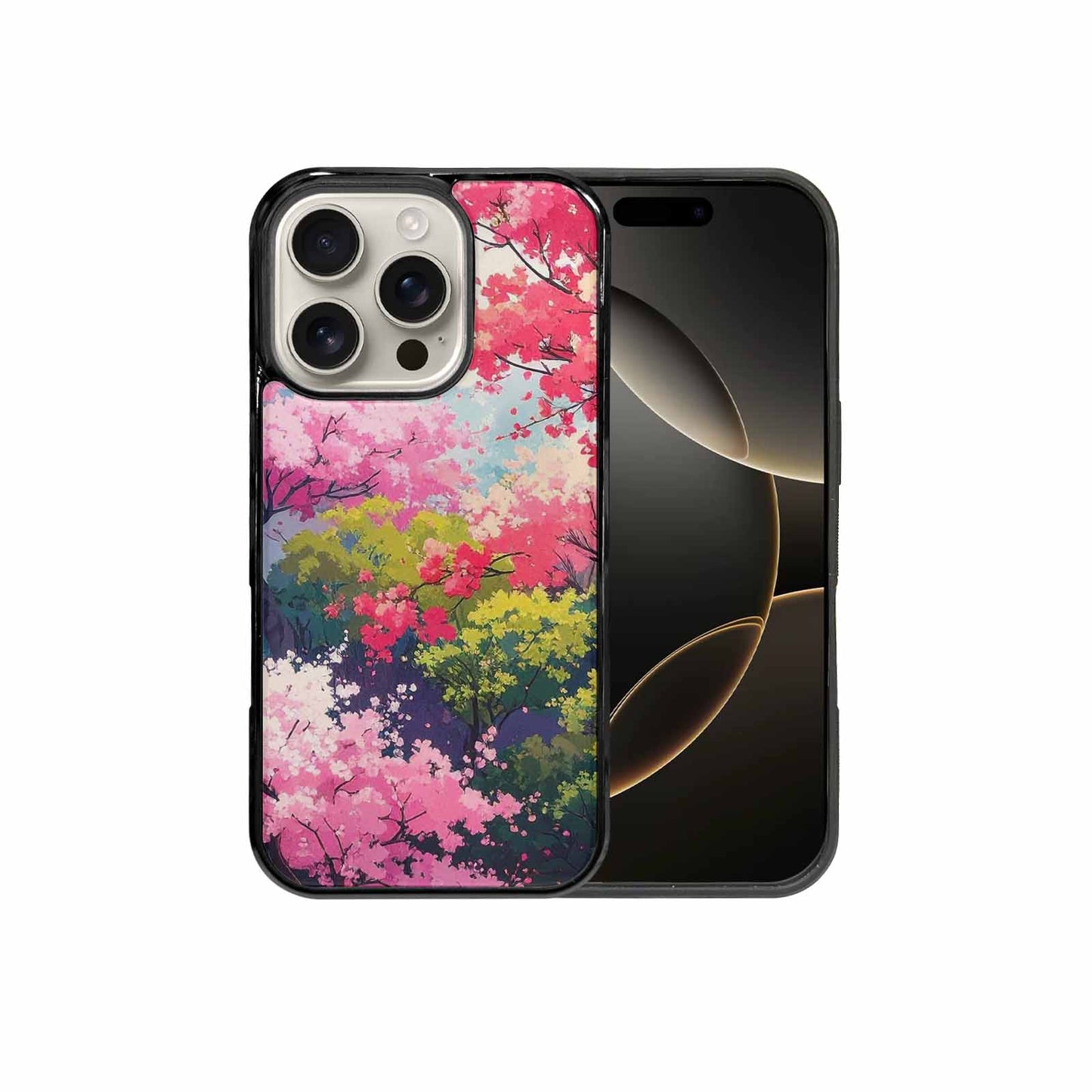 iPhone 16 Pro Case — Cherry Blossom Branch Cherry Blo, Custom Art Phone Cover