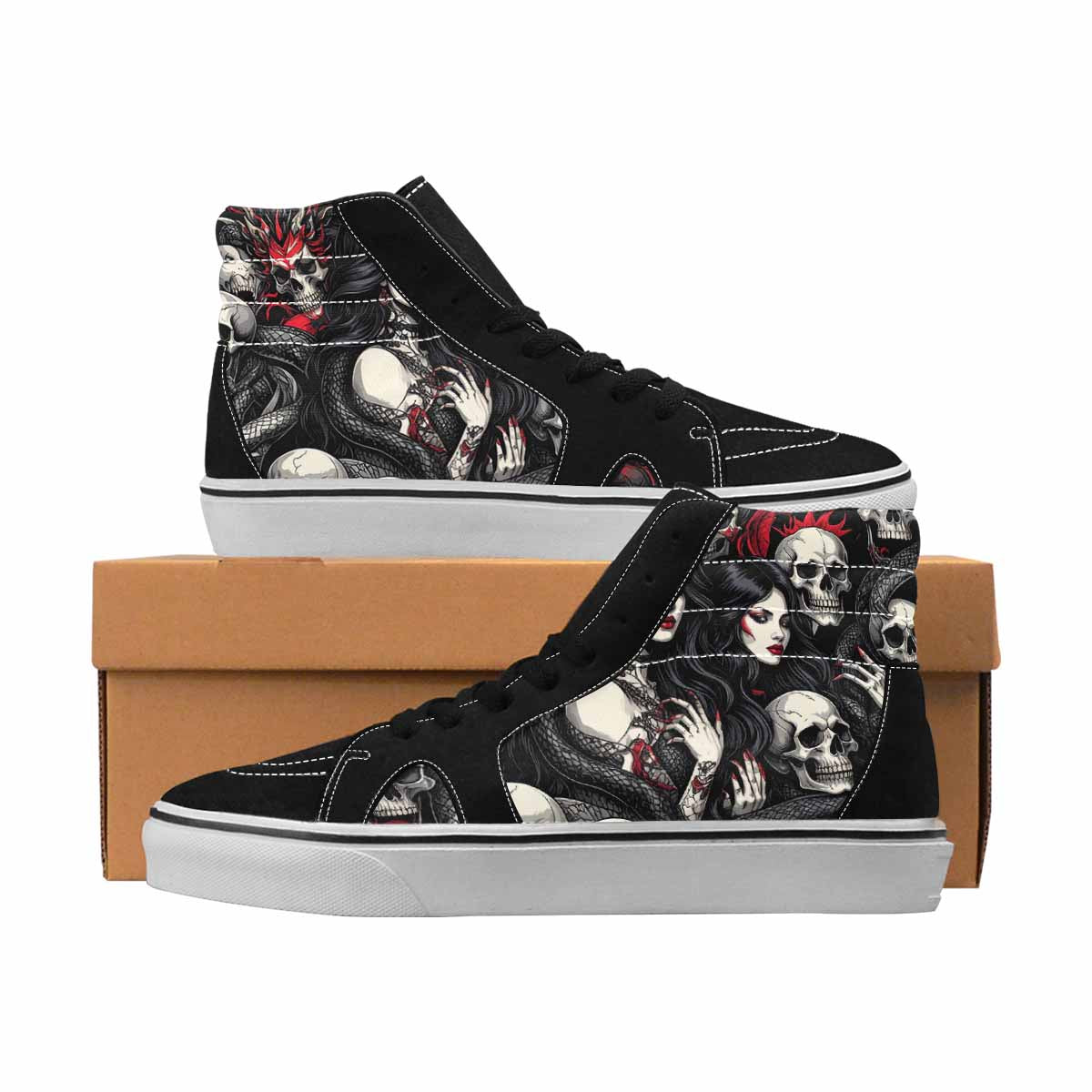 MEN'S Skull Dark Art Gothic Print 983 Ferion