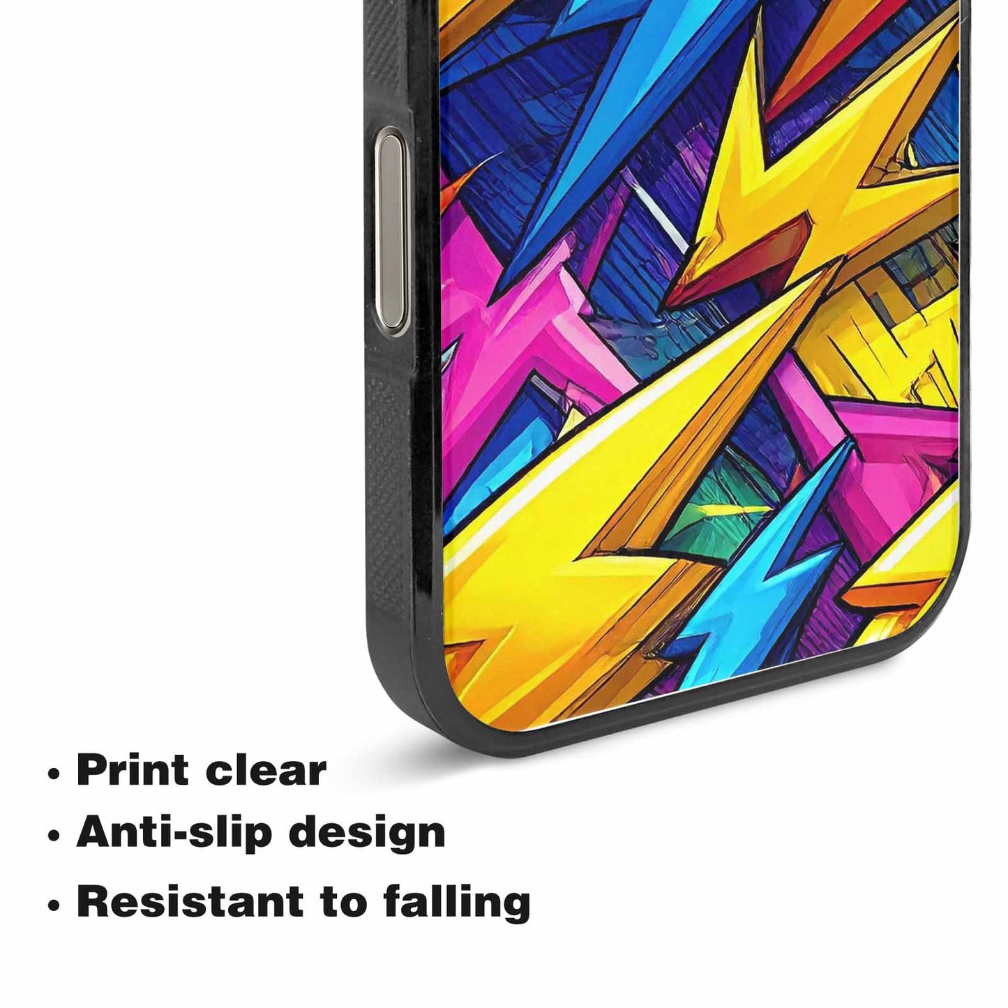 iPhone 15 Pro Max Case — Lightning Bolt Storm Pattern Hundreds Of, Customized Protective Case