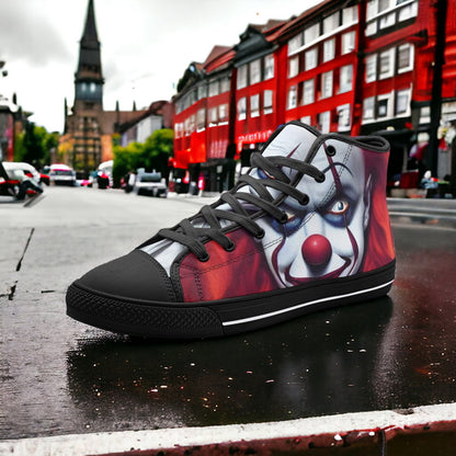 Jellyfish Crimson Black Iconic Bold Art - Freaky Shoes | Custom Art Sneakers