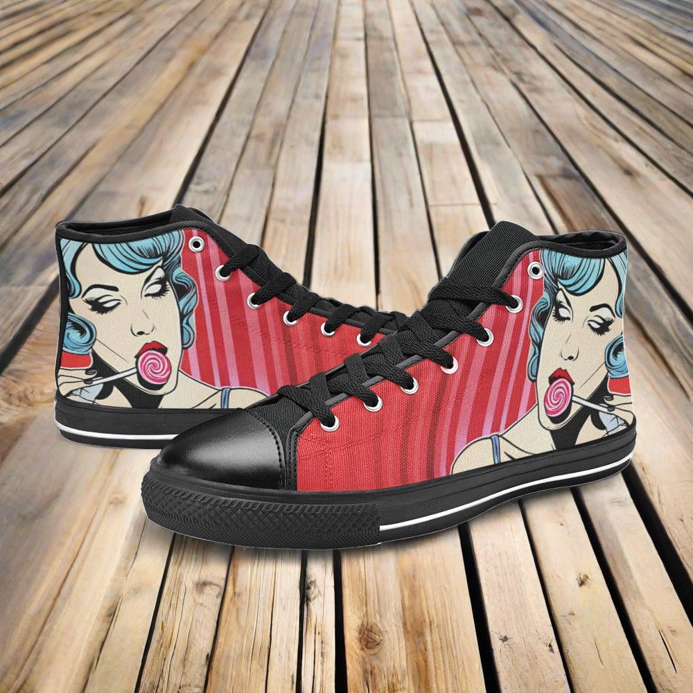 Wolf Dark Cosmic Unique Bold Art - Freaky Shoes