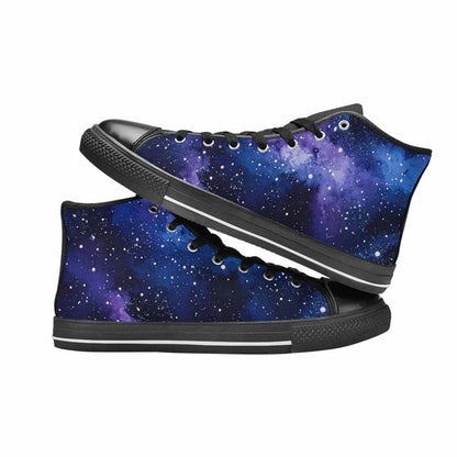 MEN'S Galaxy Art - High Top Canvas Surreal Custom Shoes