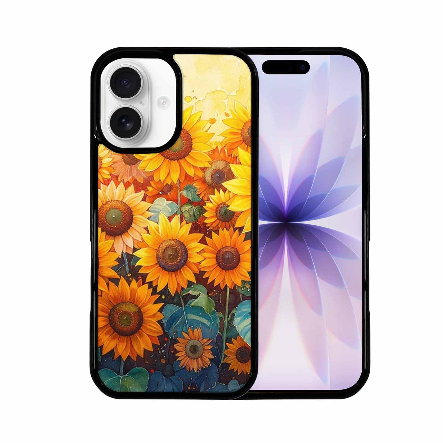 iPhone 17 Case — Full Color Vibrant Sunflower Floral, Custom Designed Case Cover