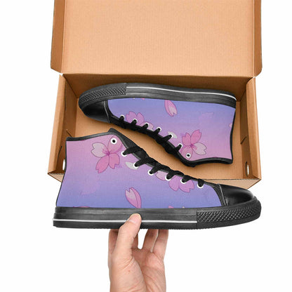 WOMEN'S Anime Cherry Blossom High Top Canvas Aesthetic Shoes