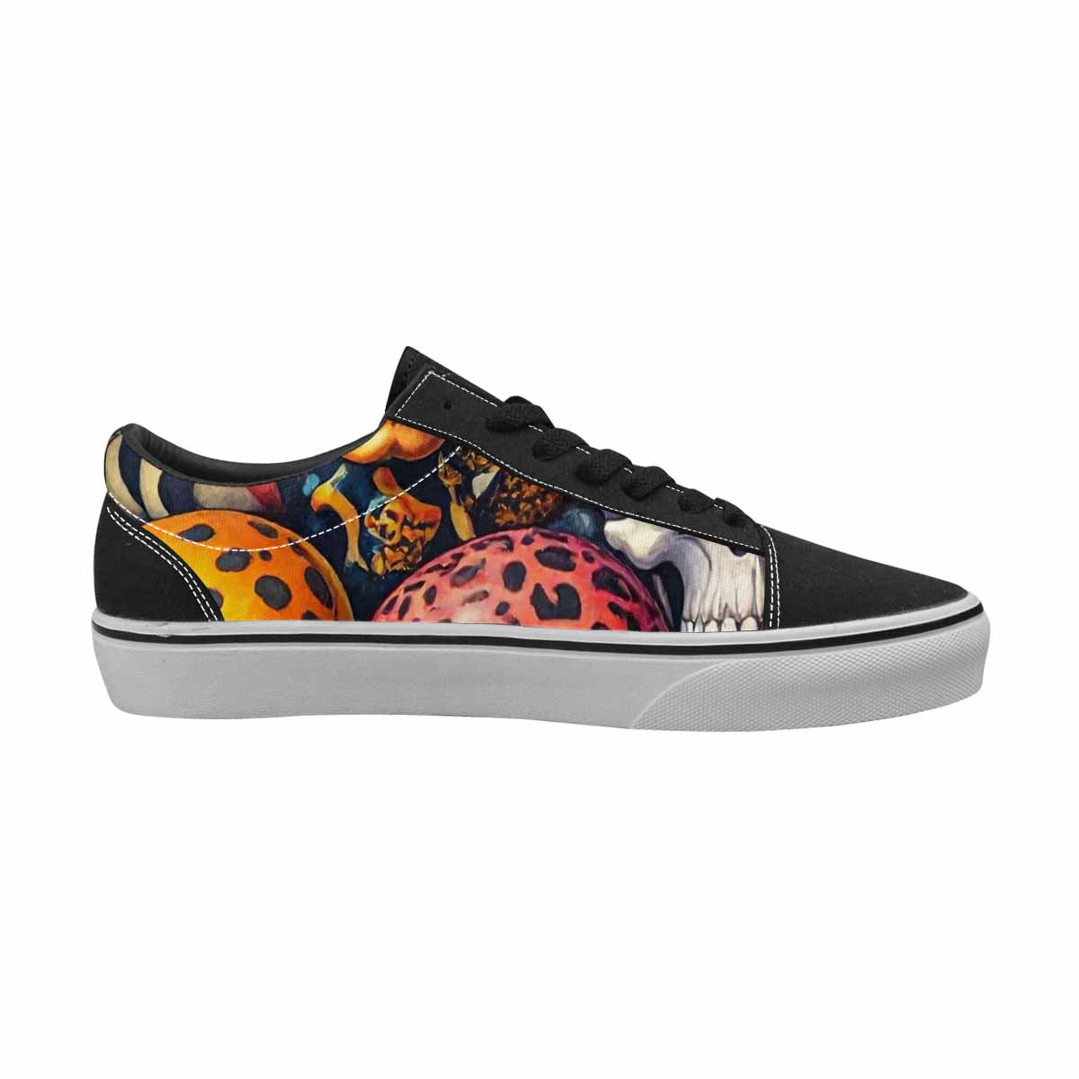 WOMEN'S Skulls Lace-Up Canvas Dreamcore Custom Shoes