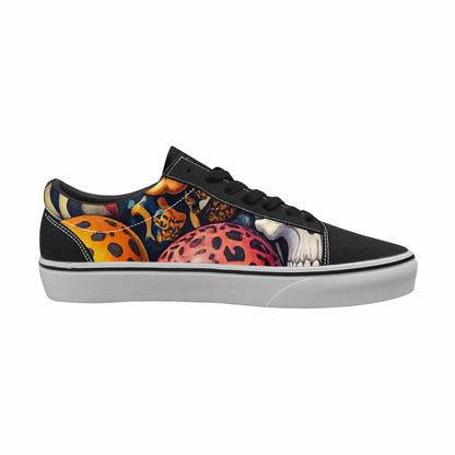 WOMEN'S Skulls Lace-Up Canvas Dreamcore Custom Shoes