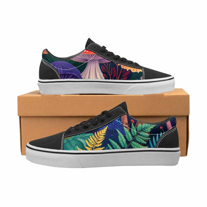 WOMEN'S Mushrooms  Botanical Mushrooms Lace-Up Canvas Dreamcore Custom Shoes