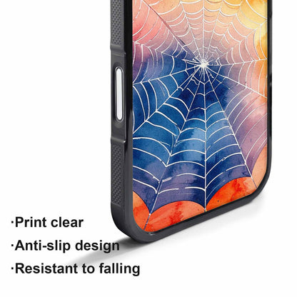 iPhone 17 Air Case — Glossy Southwestern Geometric Spider Original Art, Custom Printed Phone Case