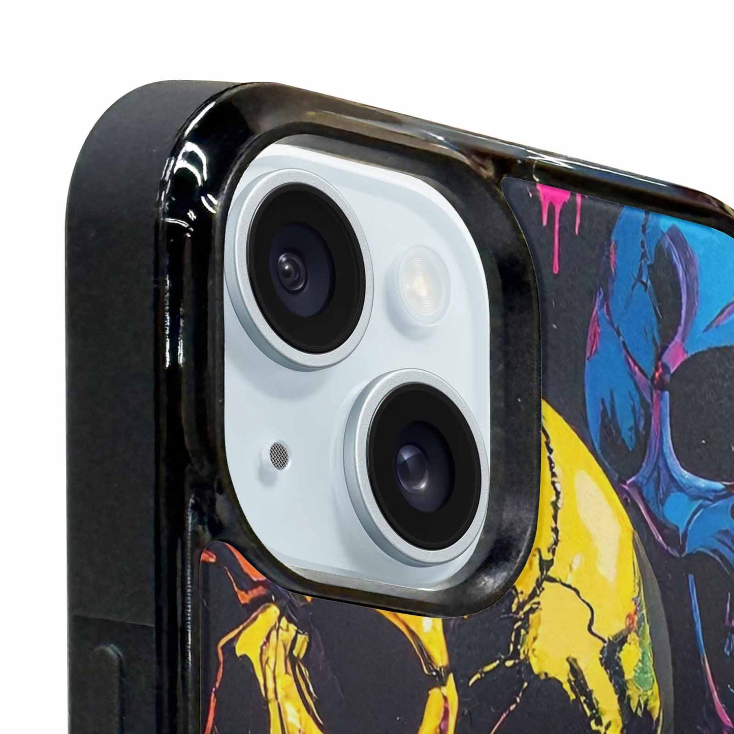iPhone 15 Case — 1000s Of Skulls Digital Camo Drip, Personalized Phone Case