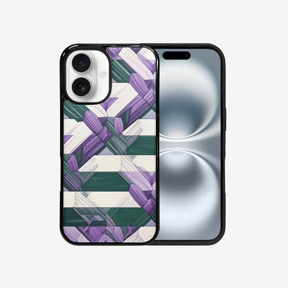 iPhone 16 Case — Genderqueer Flag Color Theme Small Rainbow, Custom Phone Case