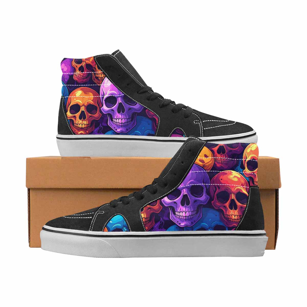 WOMEN'S Iridescent Paw Print Skull 16 Ferion